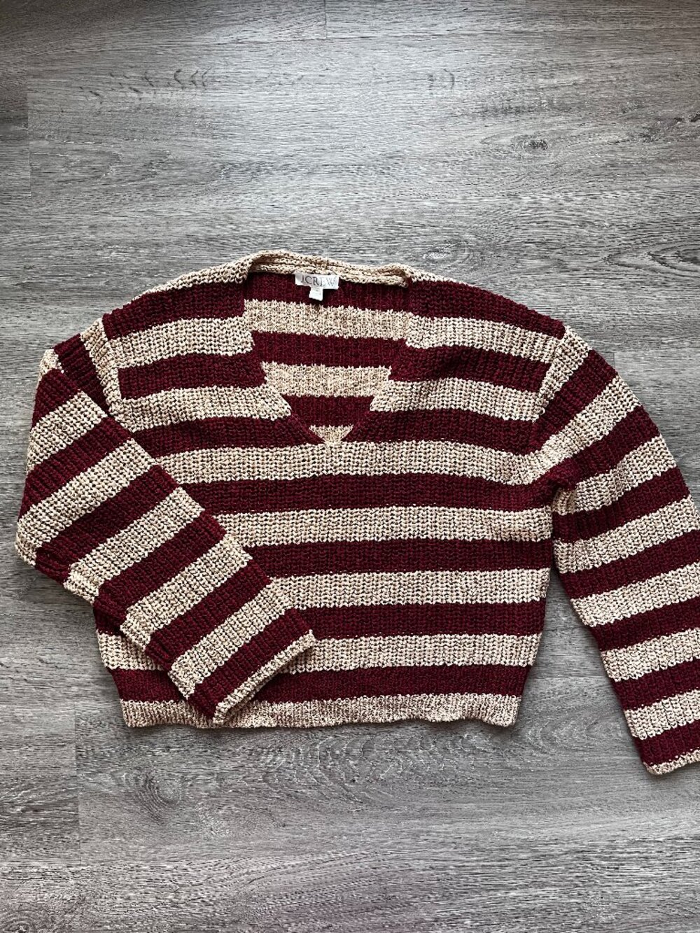 J.Crew Montauk Pullover Sweater in Stripe Size S
